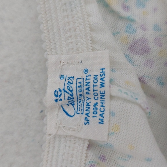 CARTER'S Vintage Girls' Spanky Pants Set of 3 Elastic Leg Briefs NIB - Picture 11 of 12
